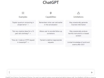 ChatGPT Home Screen