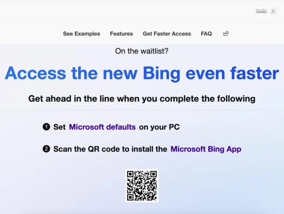 Access New Bing