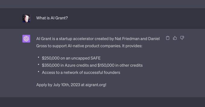 AI Grant Second Batch Announced